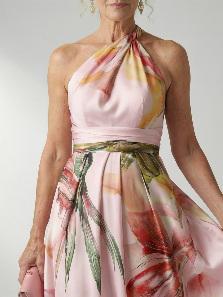 Helena | Flowing Floral Maxi Dress