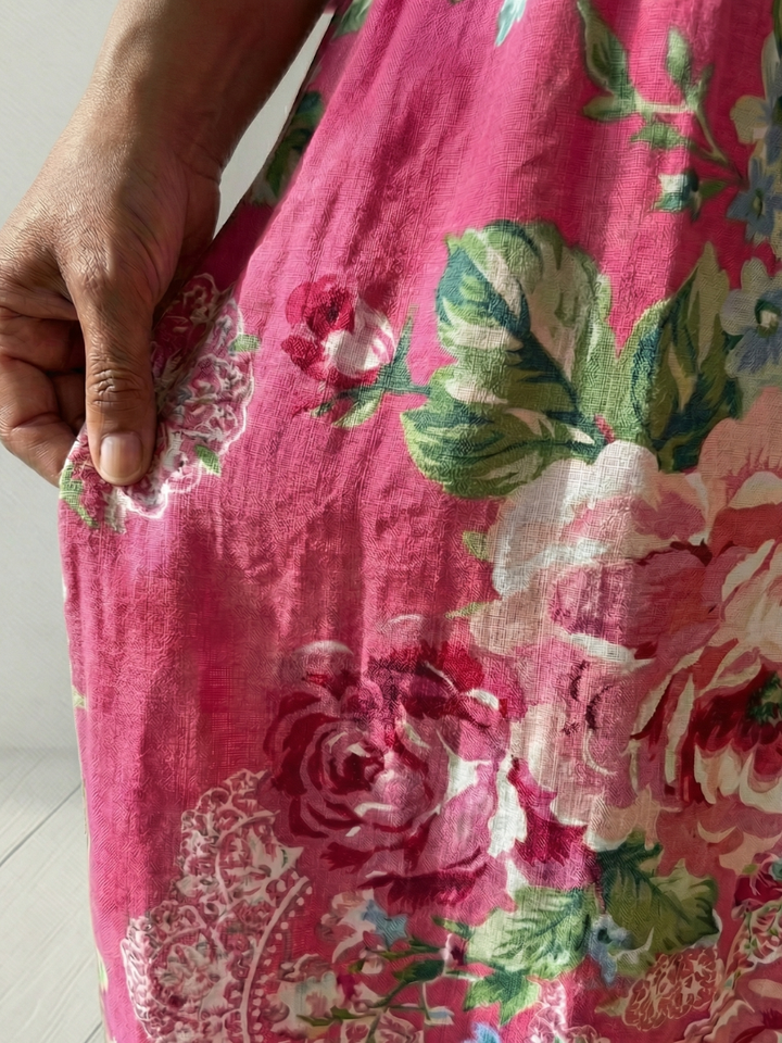 Tahlia | Garden Floral Midi Dress