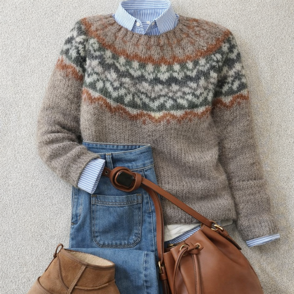 Patricia | Vintage Floral Knit