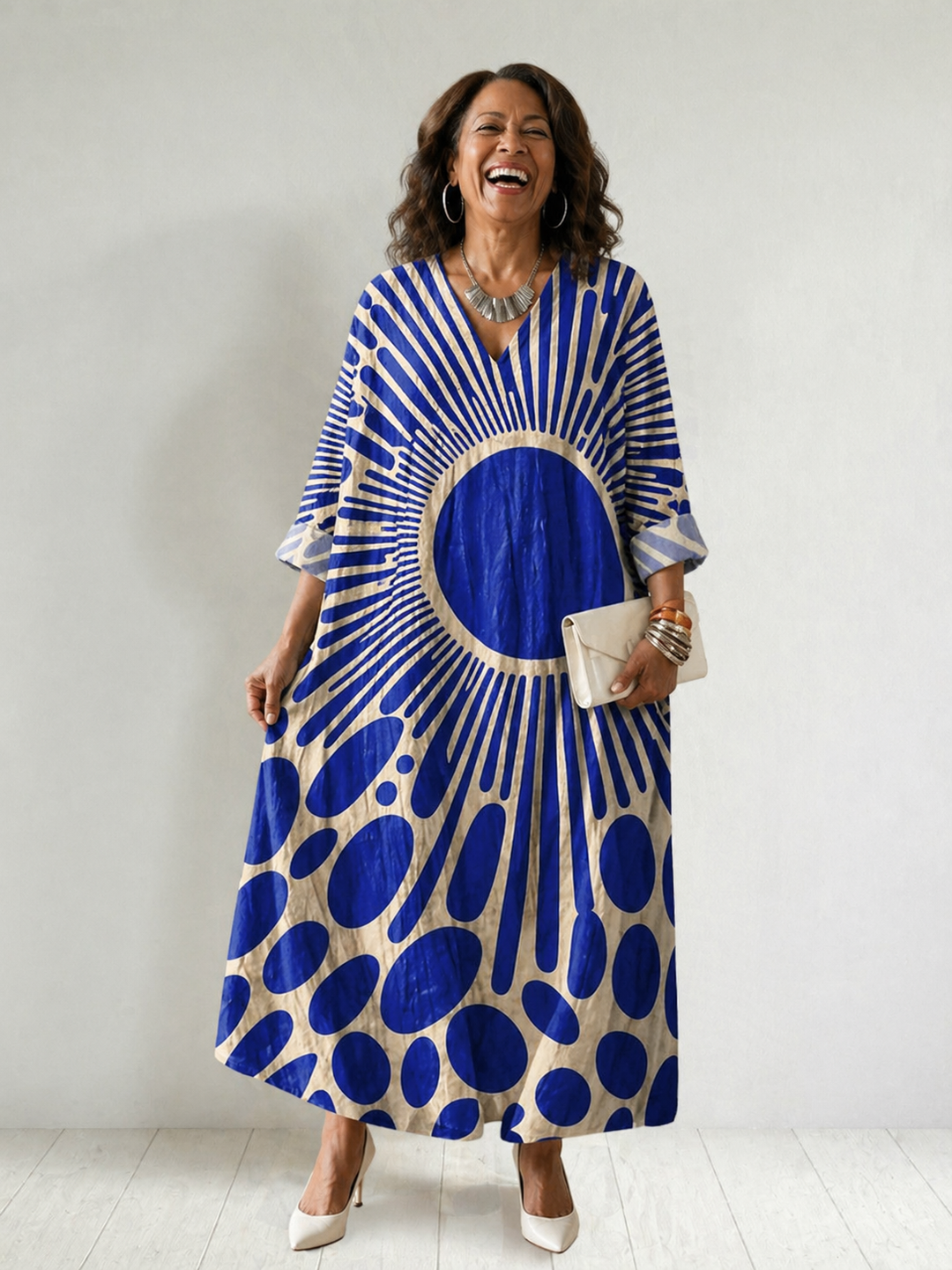 Gwendolyn | Vibrant Colour-Block Dress