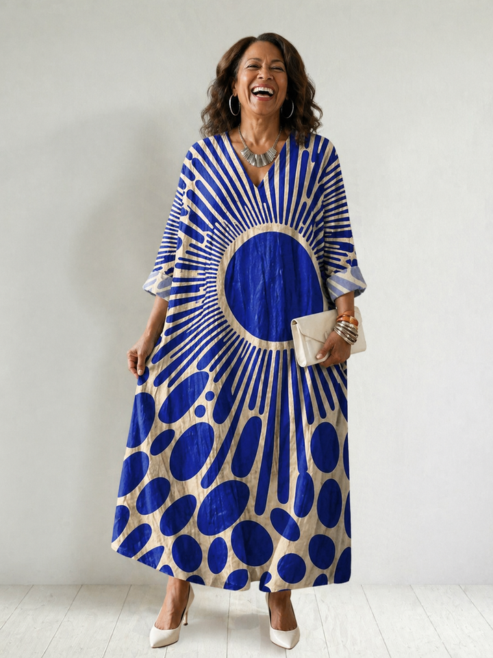 Gwendolyn | Vibrant Colour-Block Dress