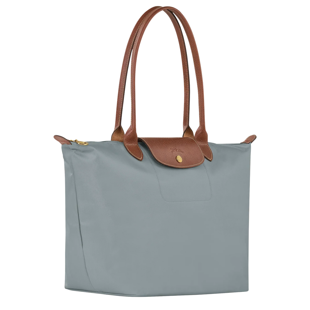 Deborah | Longchamp Le Pliage Large Tote – Steel Grey