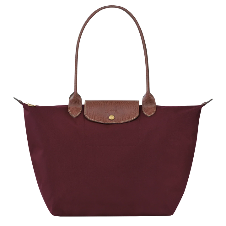 Julie | Longchamp Le Pliage Large Tote – Burgundy