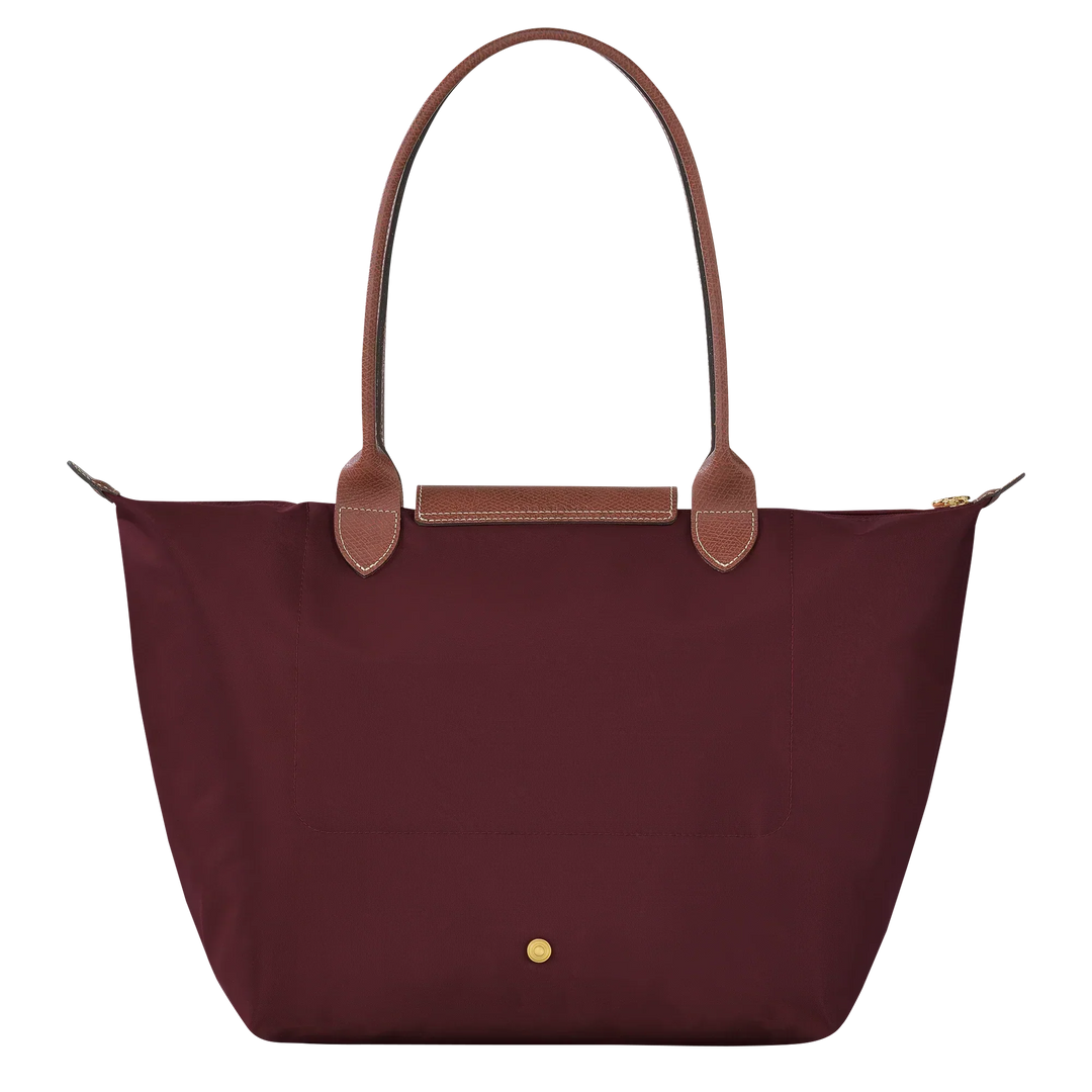 Julie | Longchamp Le Pliage Large Tote – Burgundy