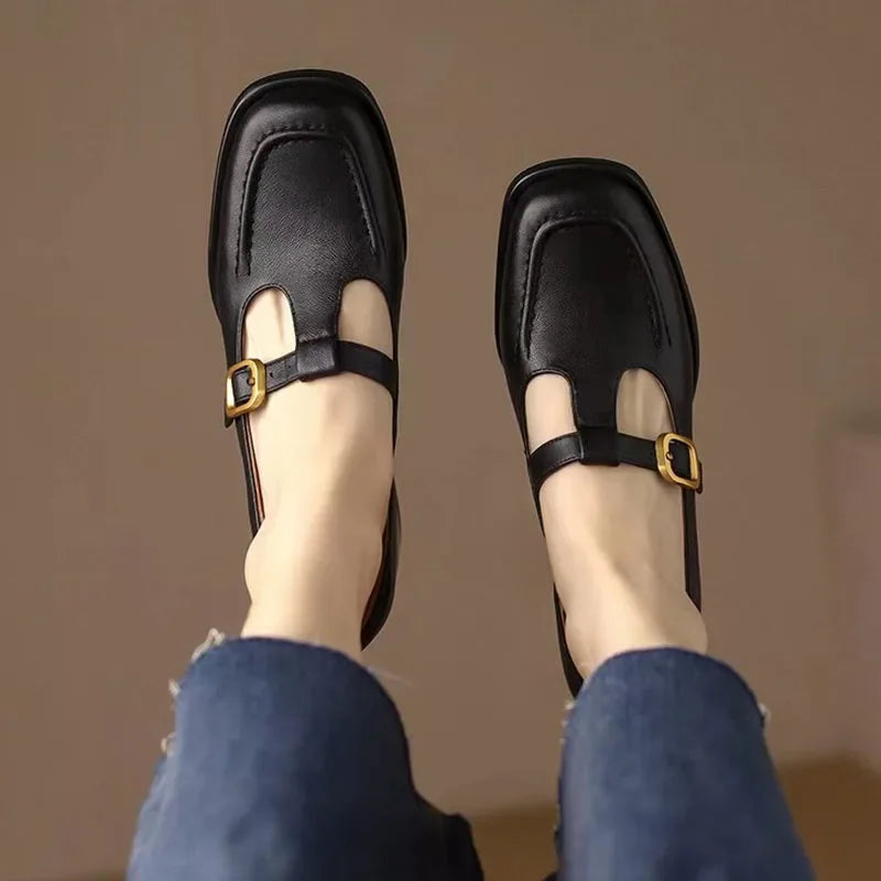 Beatrice | Classic T-Strap Pumps