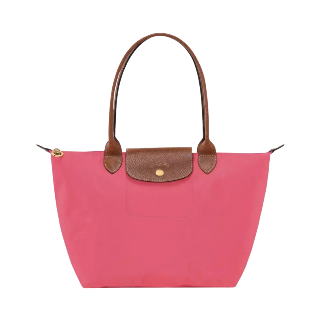 Robyn | Longchamp Le Pliage Large Tote – Coral Red