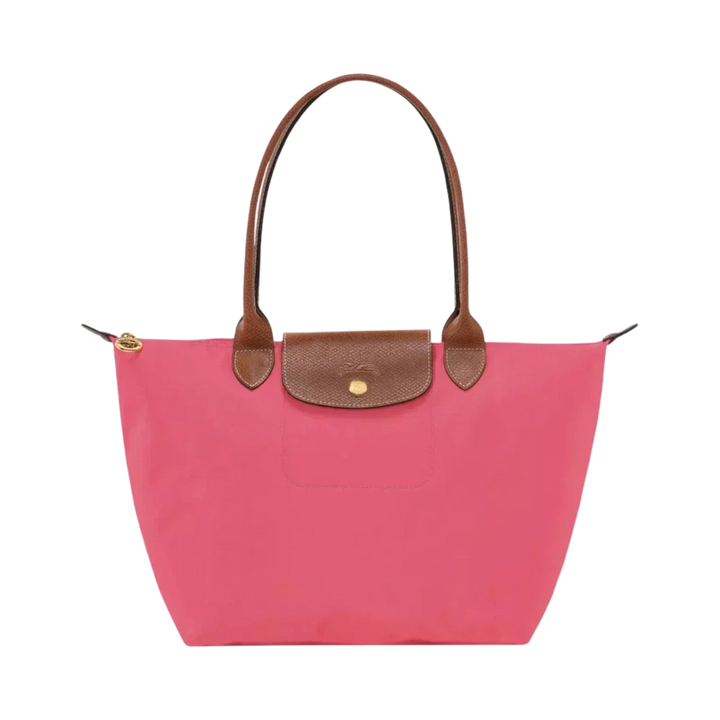 Robyn | Longchamp Le Pliage Large Tote – Coral Red